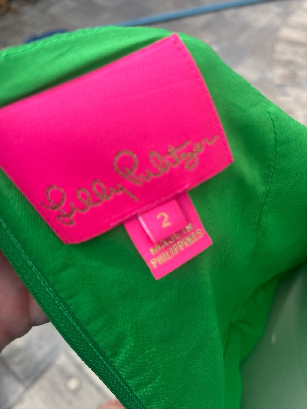 Lilly Pulitzer Kylanne Gecko Green Linen Cutout Puff Sleeve Mini Dress Size 2 - Picture 6 of 7